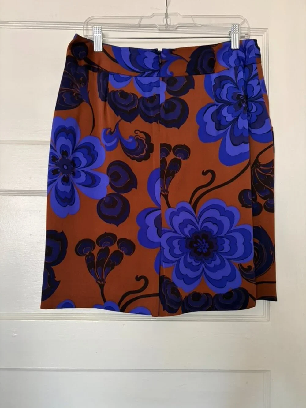 Vintage J CREW Floral Silk Mini Skirt